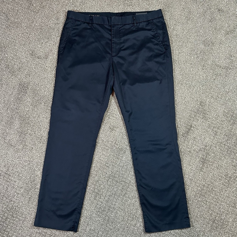 Bonobos Monday Pants Men 36x30 Navy Blue Chino Weekday Warrior Cotton EUC $98